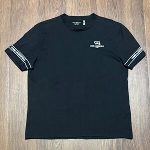 🔥🔥🔥Karl Lagerfeld Black Short Sleeve Tee with Logo Size: XXL🔥🔥🔥
